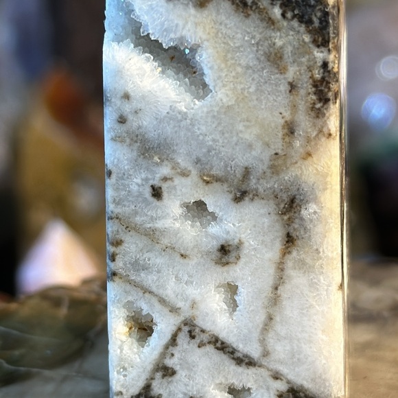 🎄SALE🎄Sphalerite 4 Sided Crystal Point With Druzy! - Picture 13 of 13